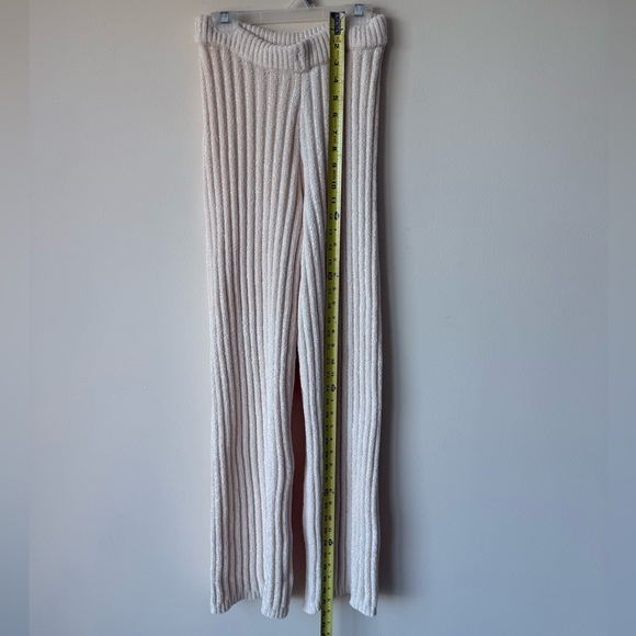 Nasty Gal Cream Ribbed Knit Set - Picture 5 of 9